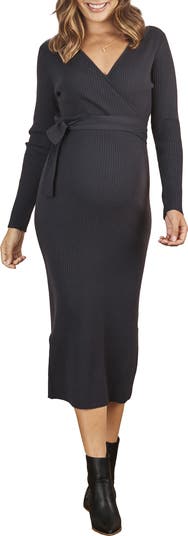 black satin midi slip dress Aspen Midi Dress - Black Satin Slip Dress
