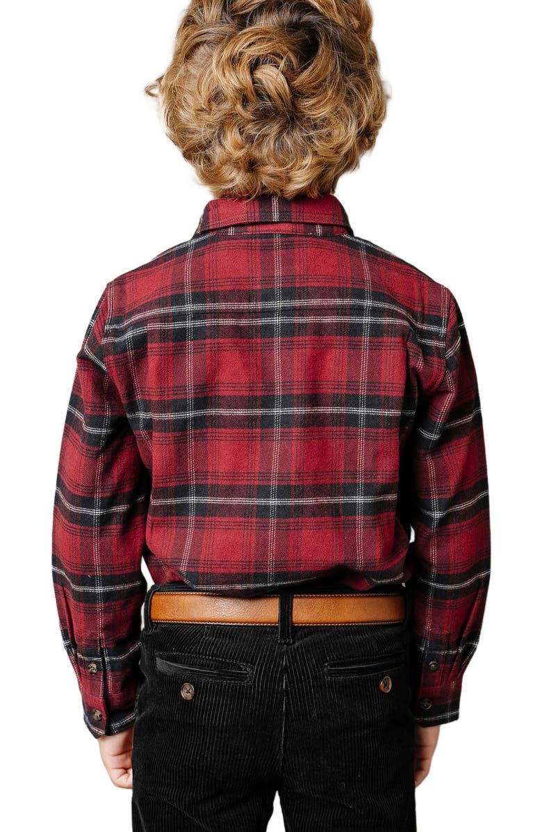 Hope & Henry Boys' Organic Flannel Shirt, Kids, Alternate, color,