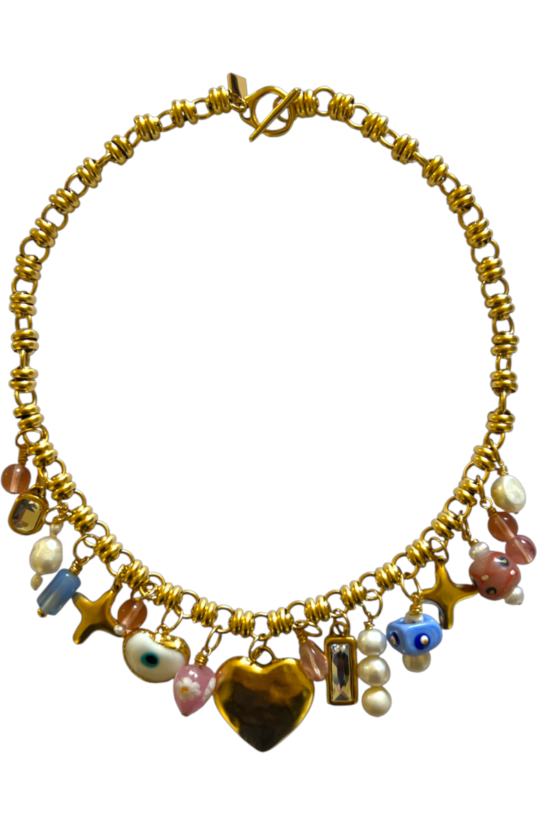 sccollection Toulouse Necklace, Main, color, Gold