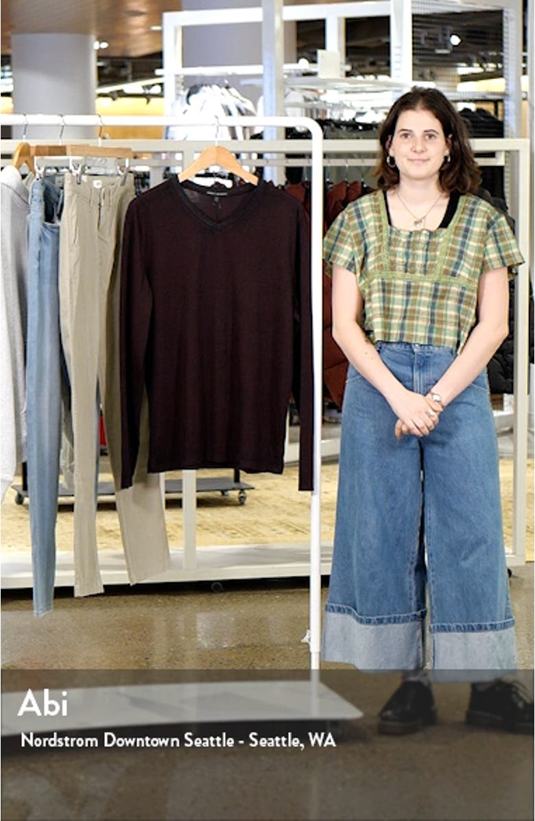 Val Long Sleeve V-Neck T-Shirt, sales video thumbnail