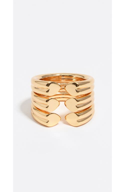Bimba Y Lola Hearts Ring In Gold