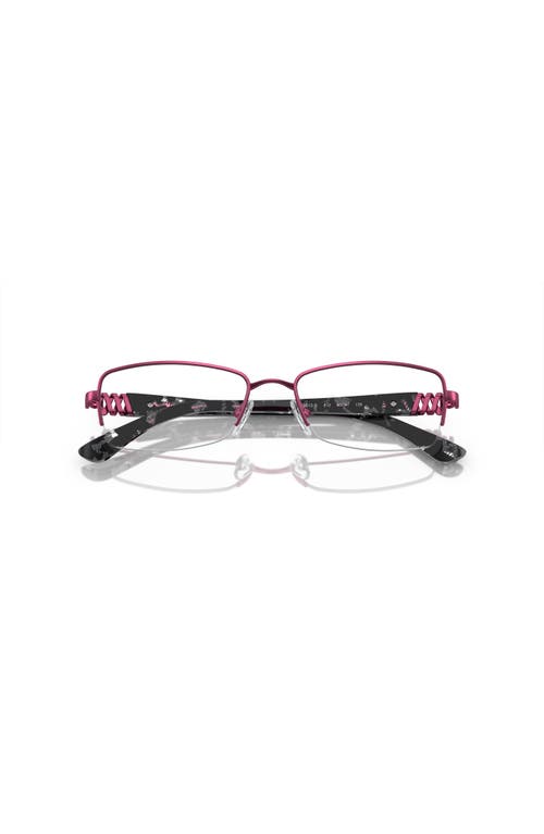 Vogue Eyewear 51mm Rectangle Optical Glasses In Red