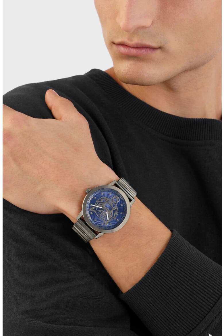 Iron Tiger Bracelet Watch, 44mm, Alternate, color, GUN