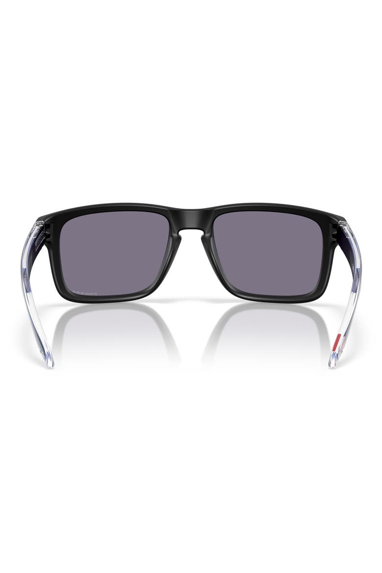 Holbrook™ Fathom Collection 57mm Prizm™ Polarized Square Sunglasses, Alternate, color, SHINY BLACK