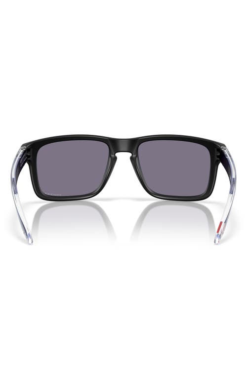 Oakley Holbrook™ Fathom Collection 57mm Prizm™ Polarized Square Sunglasses In Shiny Black