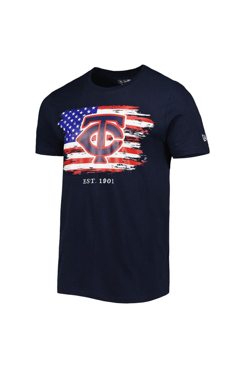 Men's New Era Navy Minnesota Twins 4th of July Jersey T-Shirt, Alternate, color, Navy