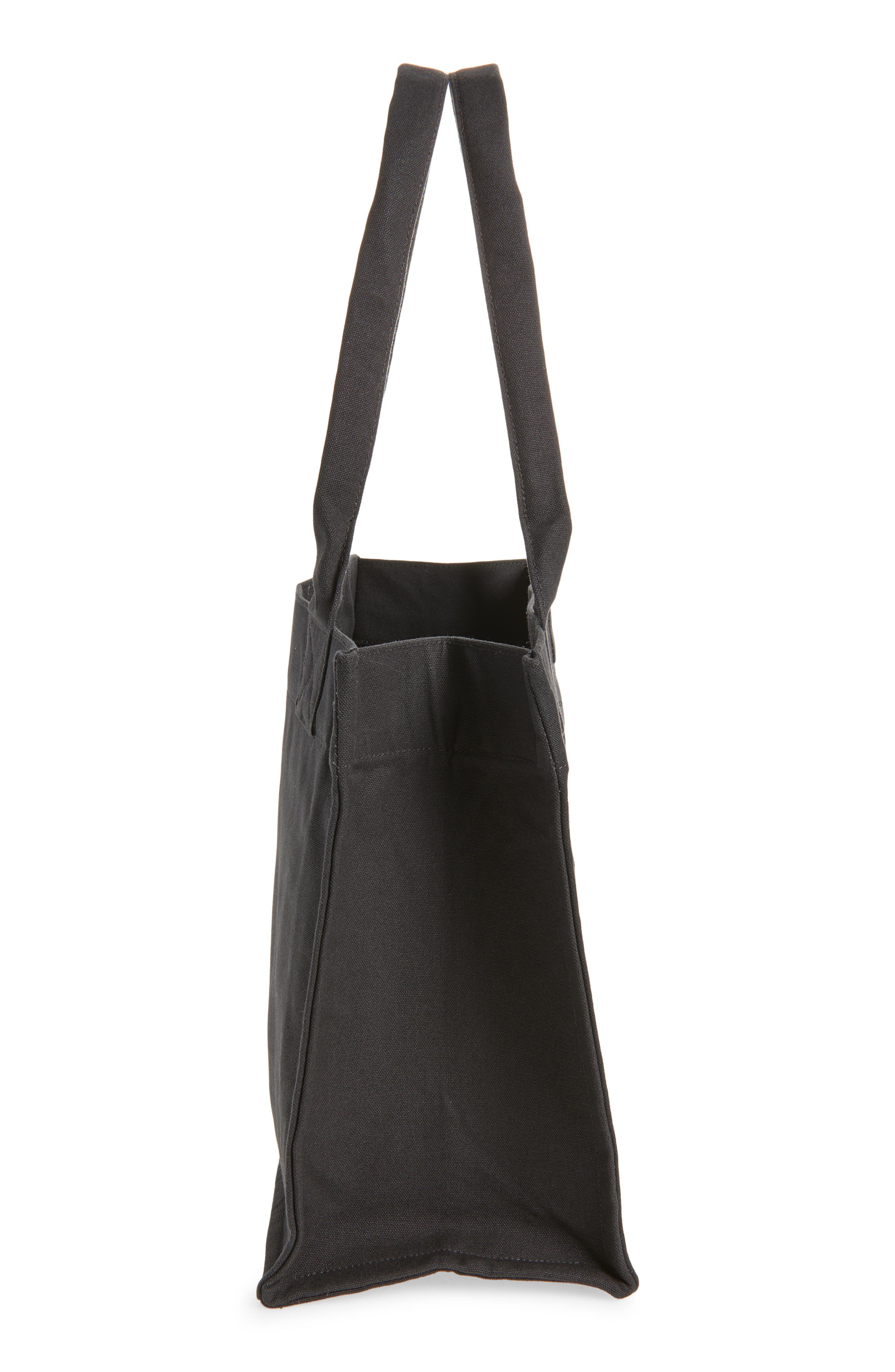 Ganni Large Dog Graphic Shopper, Alternate, color, 