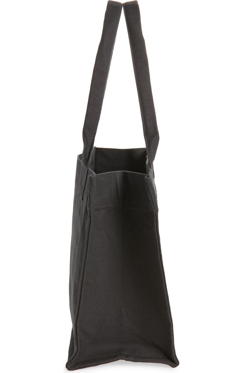 Ganni Large Dog Graphic Shopper, Alternate, color, Phantom