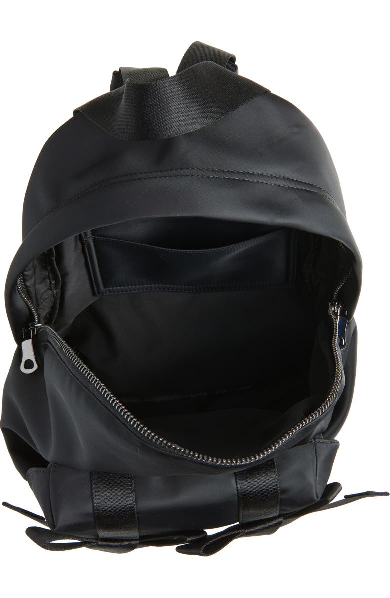 Simone Rocha Bow Front Backpack, Alternate, color, Black/Jet