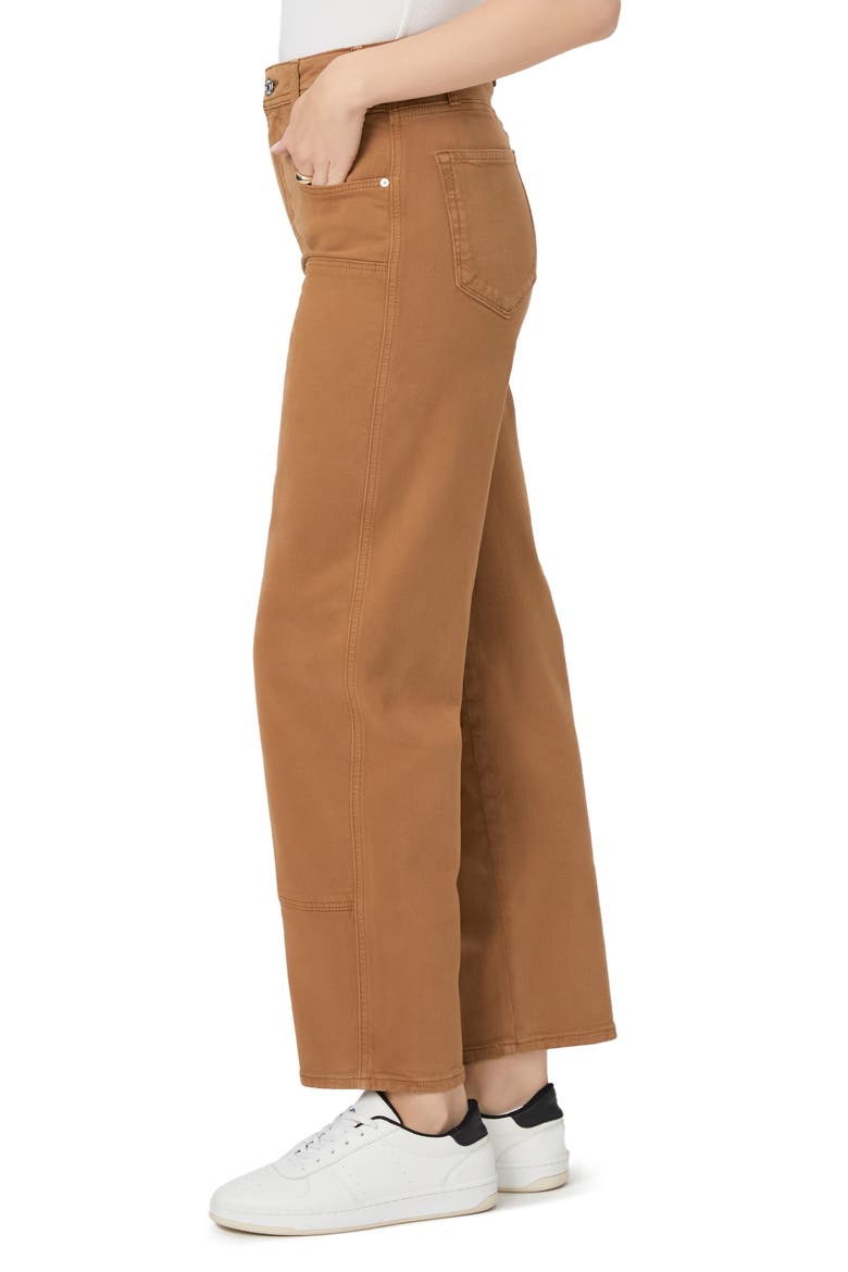 Alexis Workwear High Waist Barrel Pants, Alternate, color, VINTAGE MILK COCOA