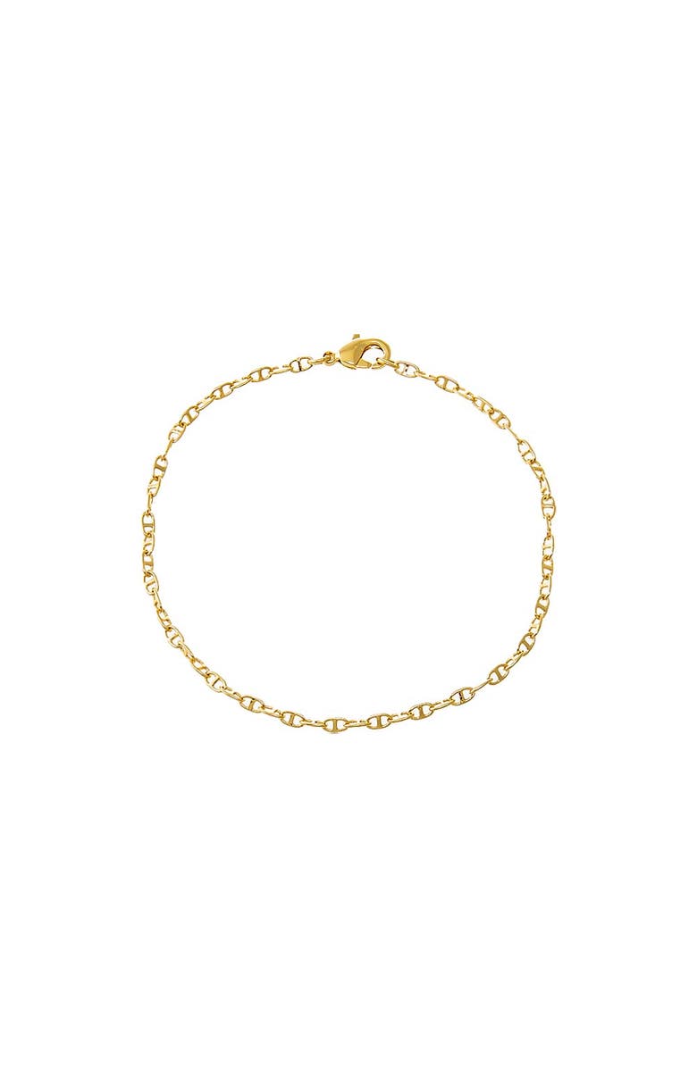 BY ADINA EDEN Solid Mariner Chain Bracelet, Main, color,