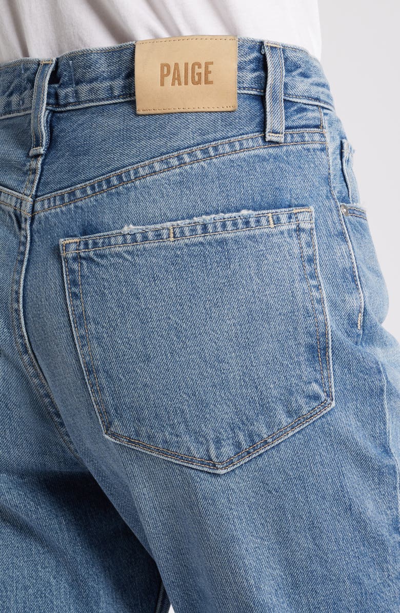 PAIGE Billy High Waist Crop Straight Leg Jeans, Alternate, color, Costar