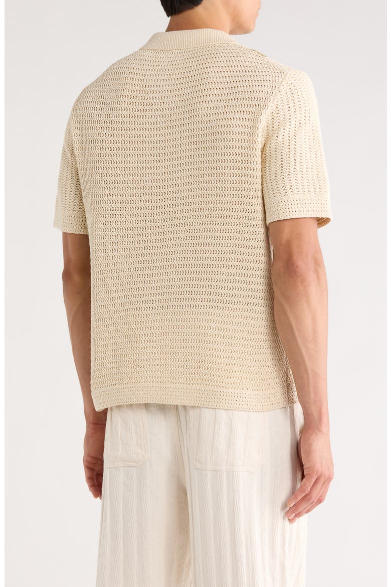 Stripe Cotton Button-Up Shirt, Alternate, color, DK BLANCO/ DK DESERT