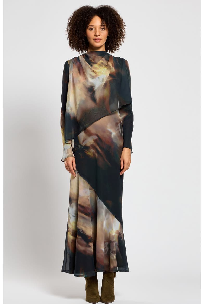 Ali Dress, Main, color, Black floral