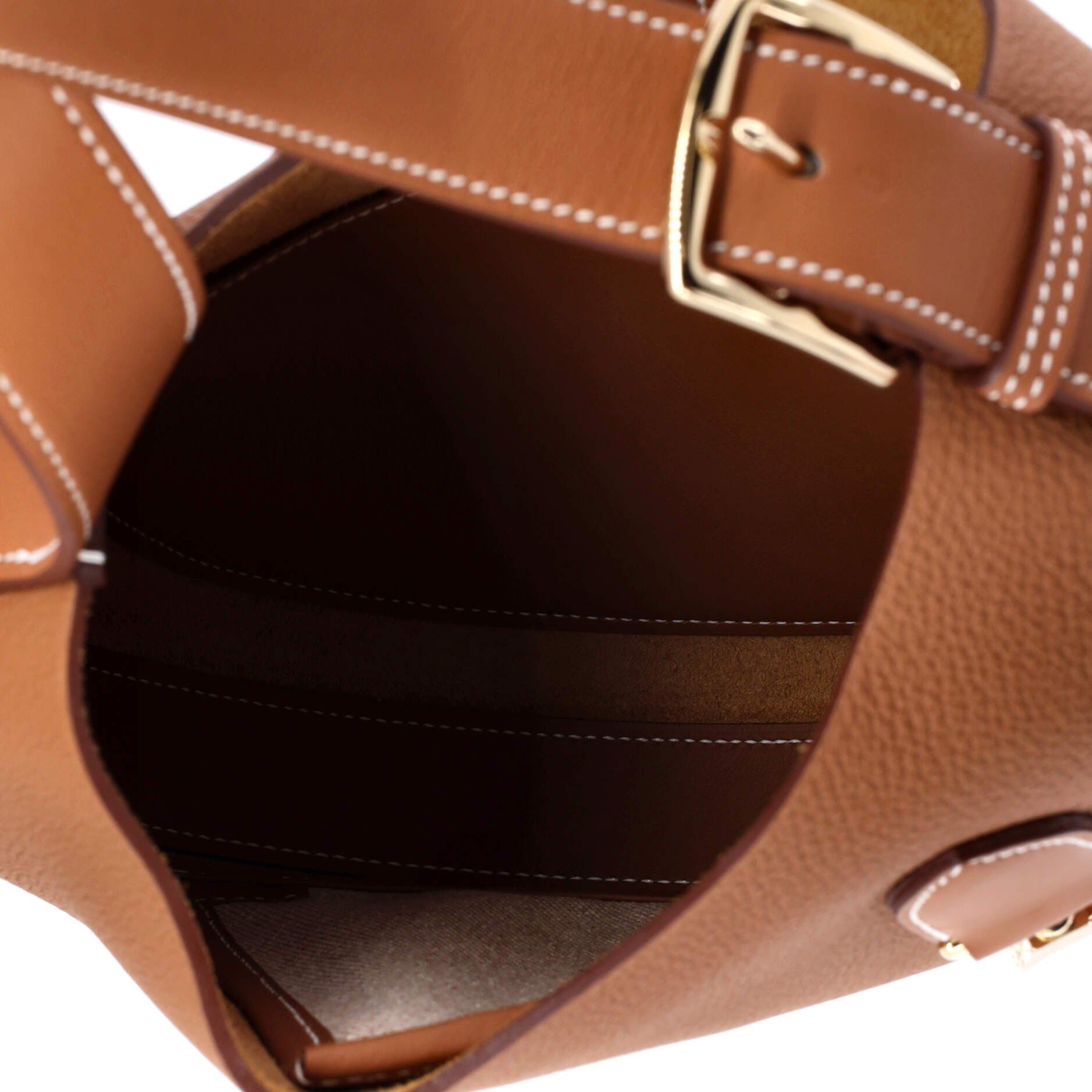 Pre-Owned Hermes Arcon Bag Togo and Swift Petite, Alternate, color, Gold