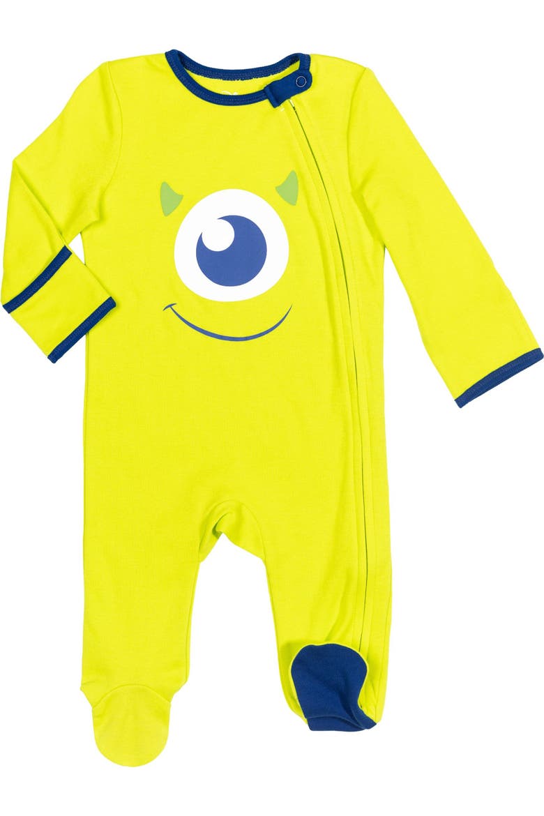 Monsters Inc. 4-Piece Sleep N' Play and Blanket Set, Alternate, color, Monsters Inc Lime