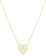 The Lovery Fine Jewelry Scribble Heart Necklace