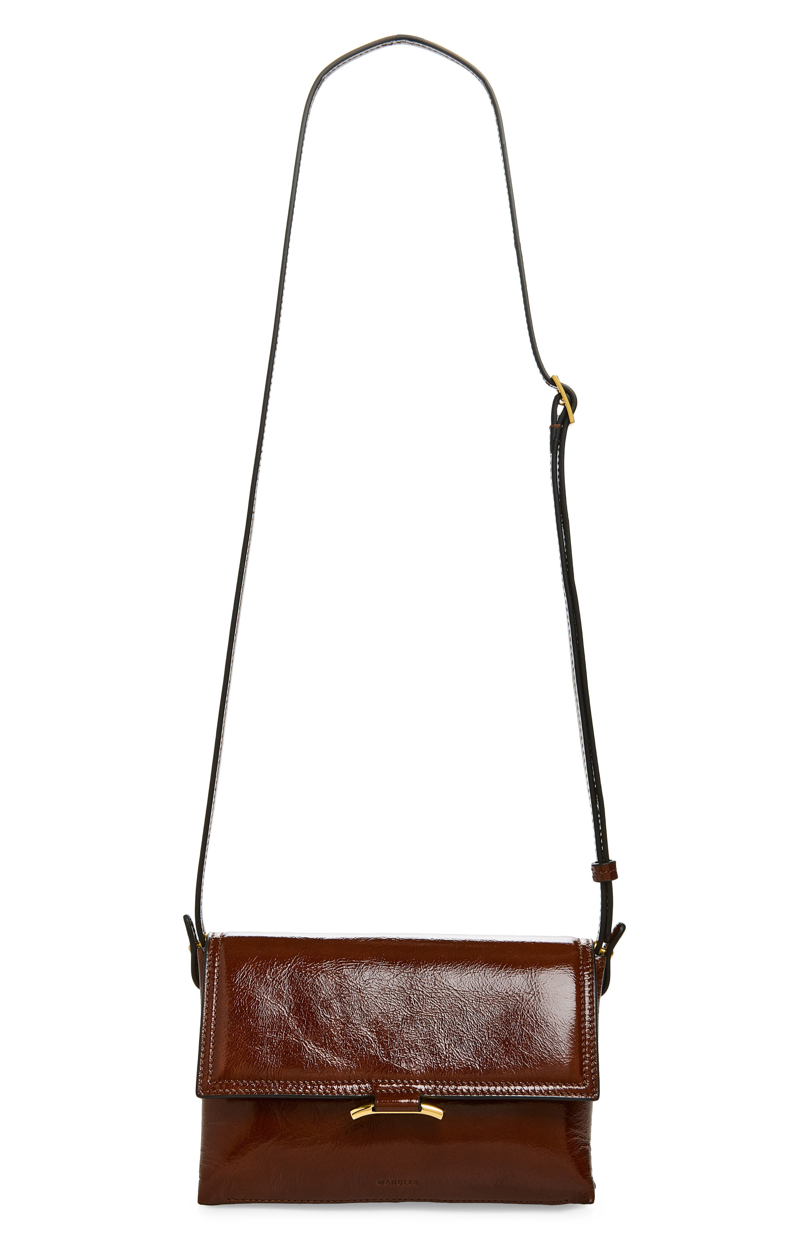 Ida Trio Leather Clutch, Alternate, color, CHESTNUT GLAZE