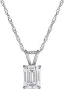 FZN 14K Gold Lab Grown Diamond Pendant Necklace
