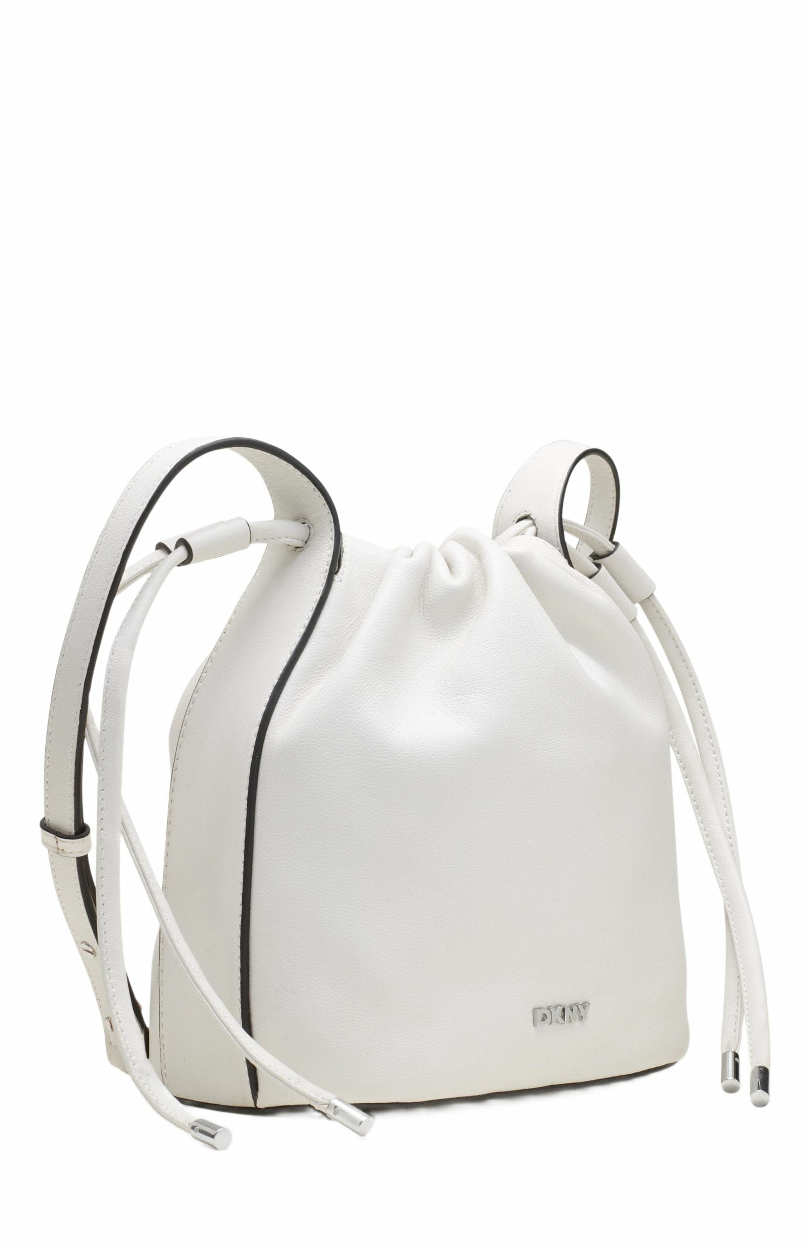 Channing Small Drawstring Bag, Alternate, color, MARSHMALLOW