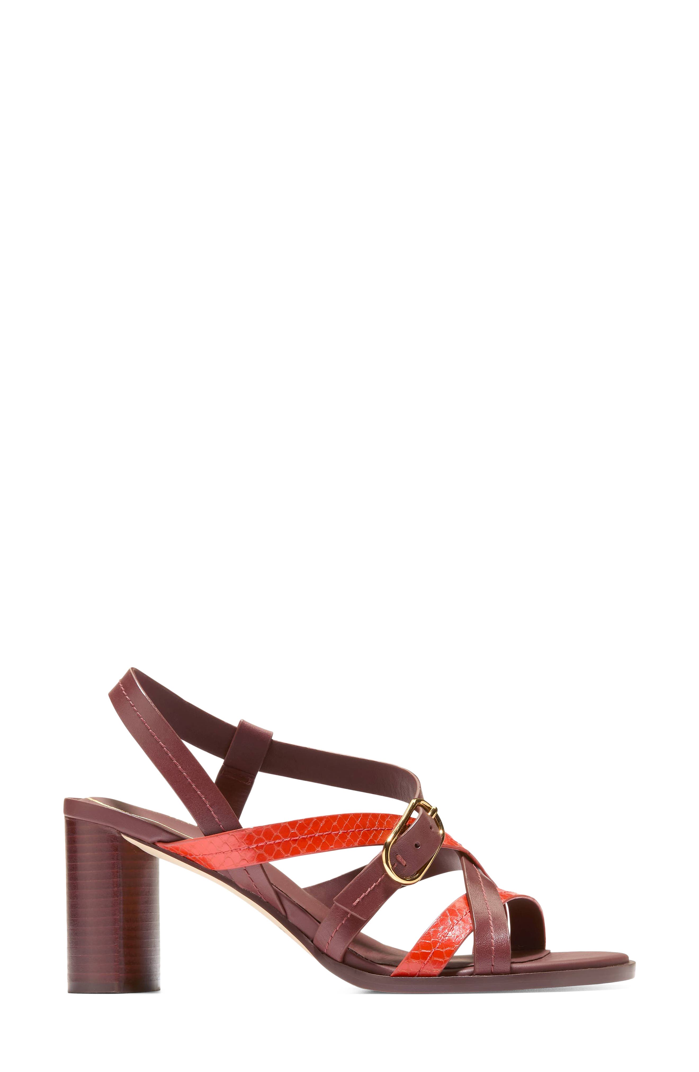 Dillon Slingback Sandal, Alternate, color, MAHOGANY/ SUMMER FIG SNAKE
