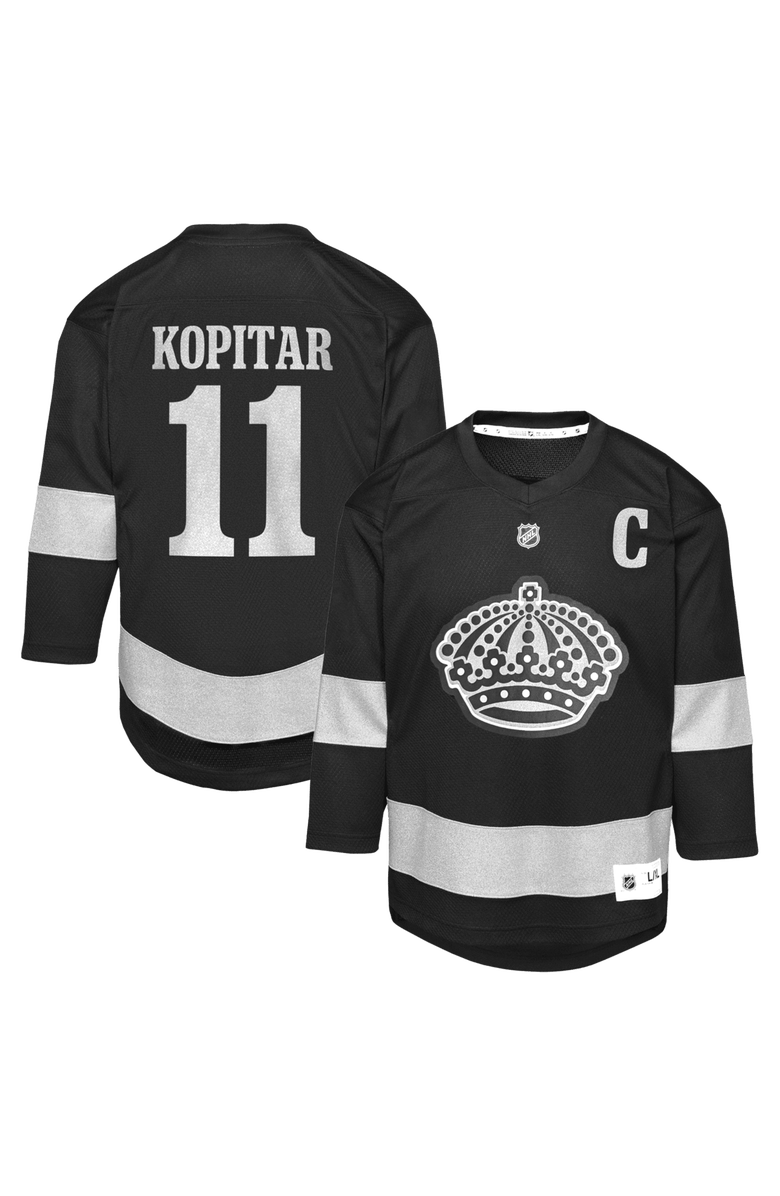 Outerstuff Youth Anze Kopitar Black Los Angeles Kings Alternate Replica Jersey, Main, color, Black