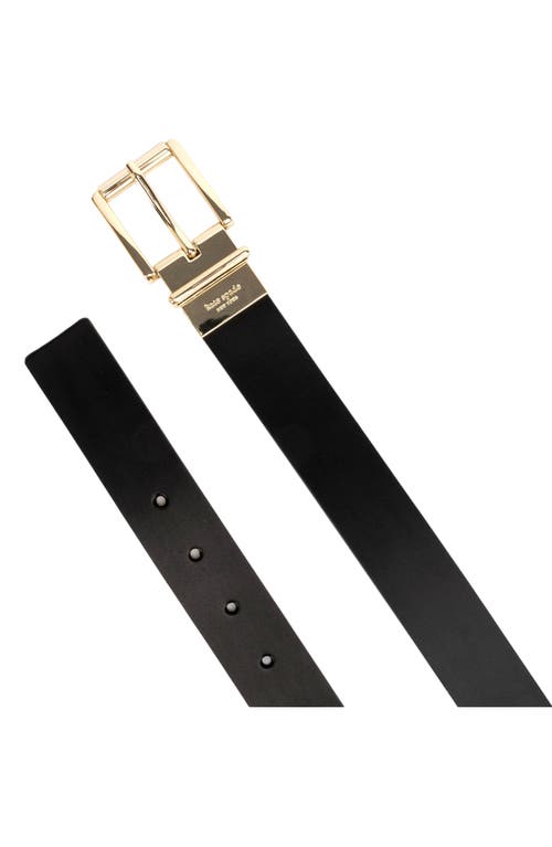Kate Spade New York Reversible Belt In Black