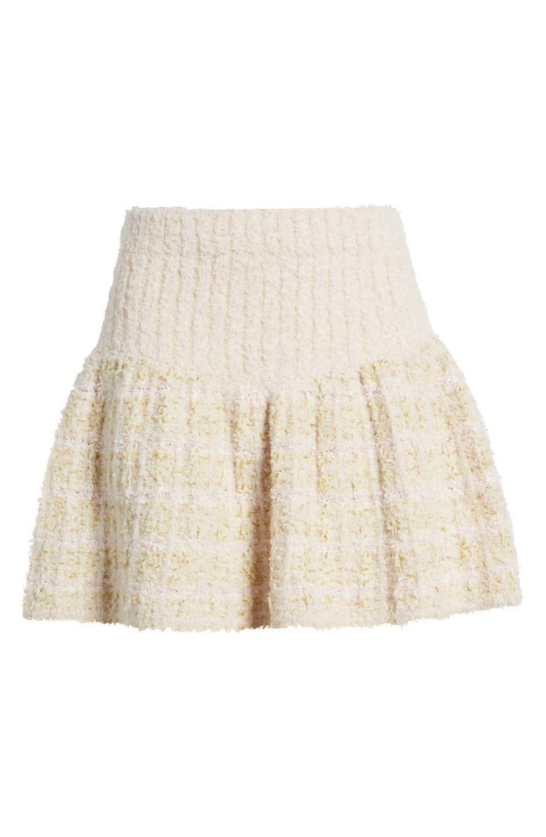 LoveShackFancy Bibi Bouclé Skirt, Alternate, color, 