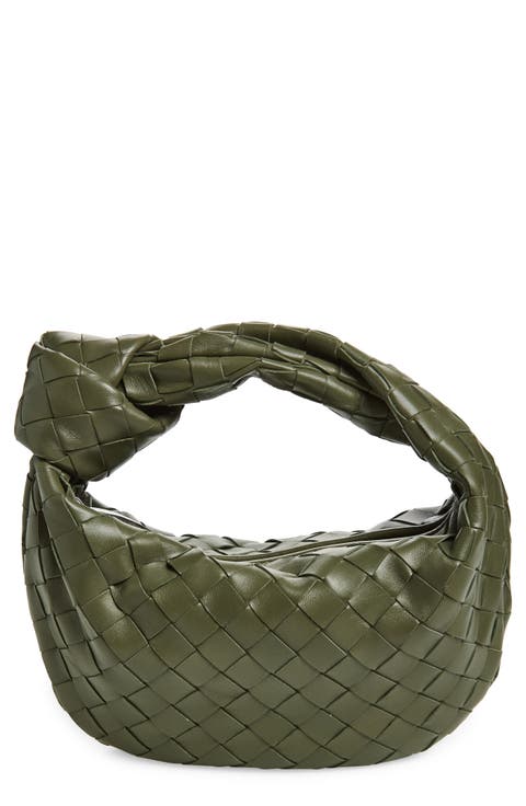 Mini Jodie Intrecciato Leather Top Handle Bag