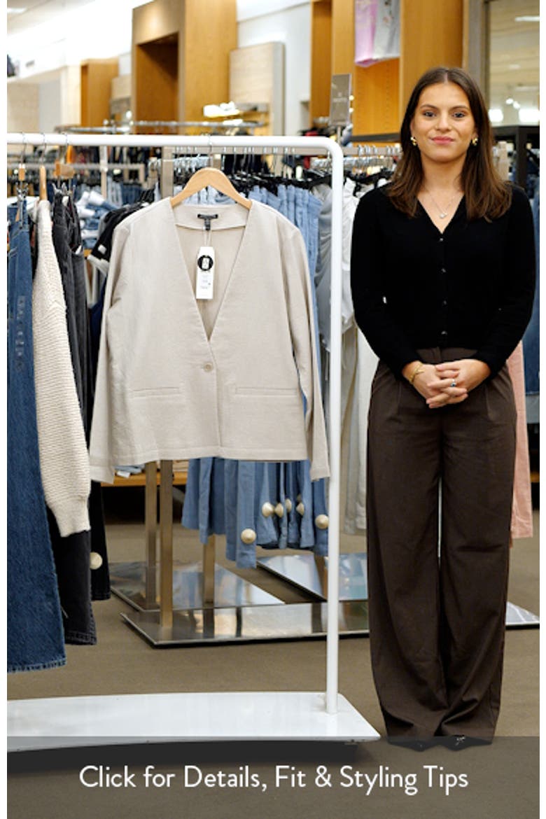 V-Neck Organic Cotton Jacket video