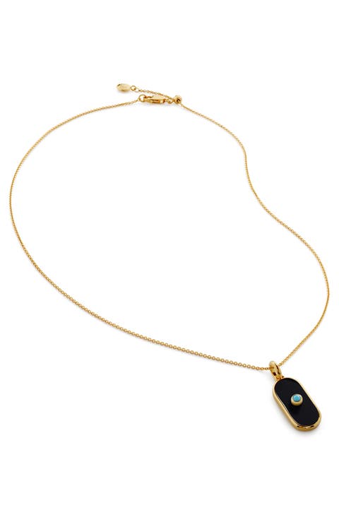 Tablet Pendant Necklace