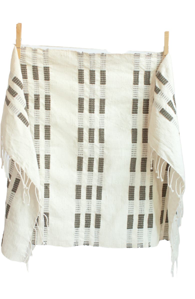 Creative Women Soho Hand Towel, Main, color, Natural / Charcoal