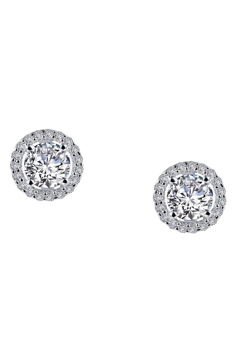 Lafonn Simulated Diamond Stud Earrings, Alternate, color, 