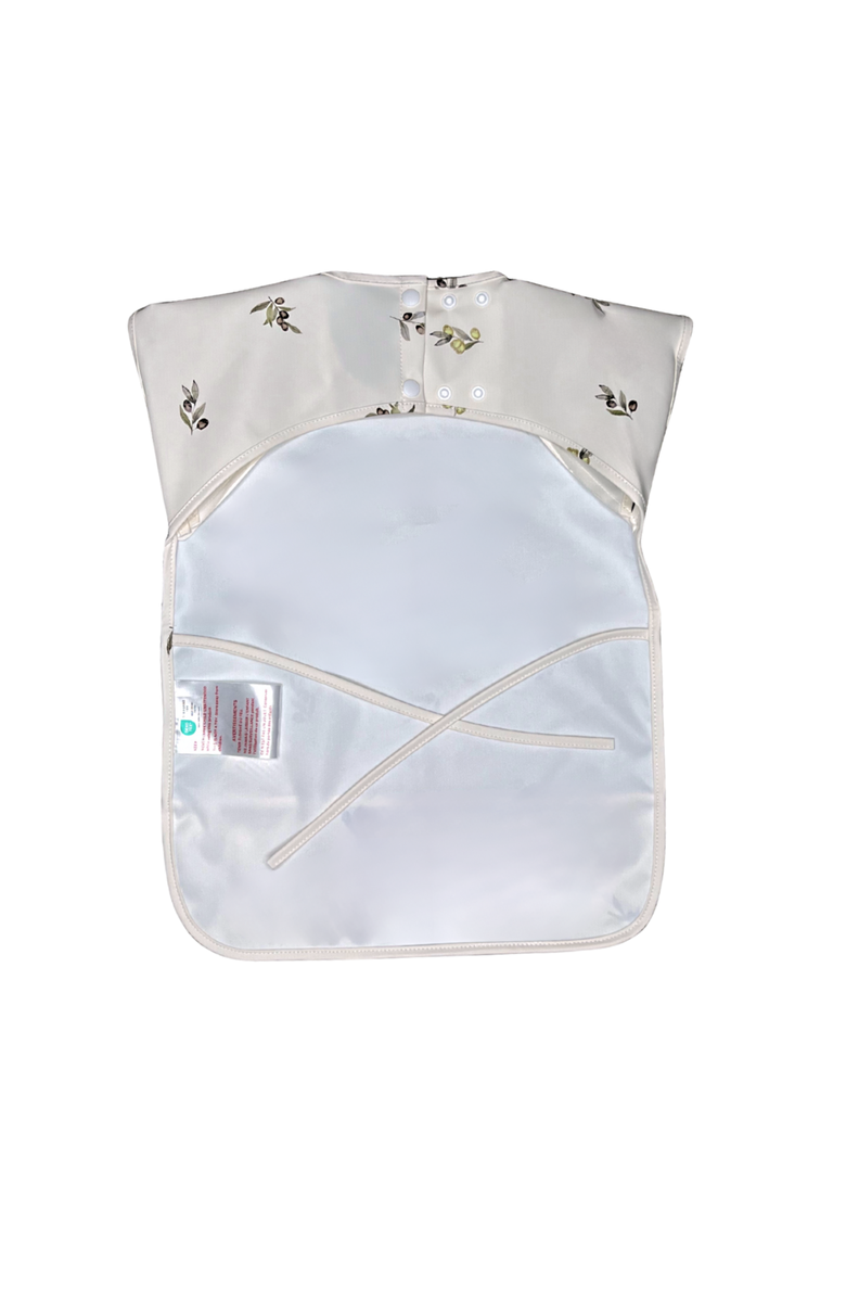 Neferland Premium Classic High-Pocket Short Sleeve Bib Smock, Alternate, color, Zaytoun Olives