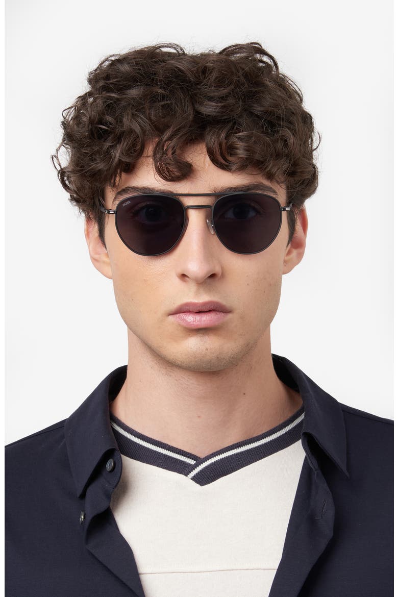 1631/S 53mm Square Sunglasses, Alternate, color, MATTE BLACK