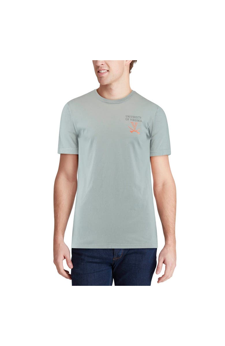 IMAGE ONE Men's Gray Virginia Cavaliers Team Comfort Colors Campus Scenery T-Shirt, Alternate, color, 