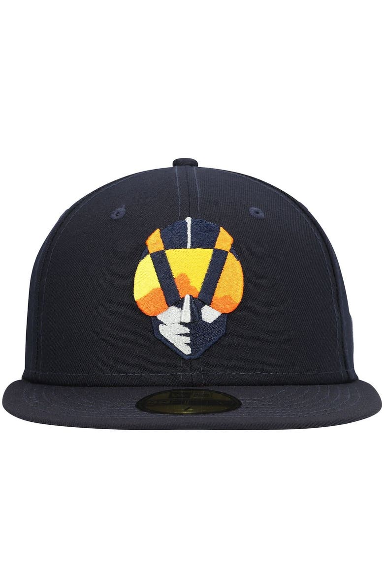 New Era Men's New Era Navy Las Vegas Aviators Authentic Collection Team Game 59FIFTY Fitted Hat, Alternate, color,