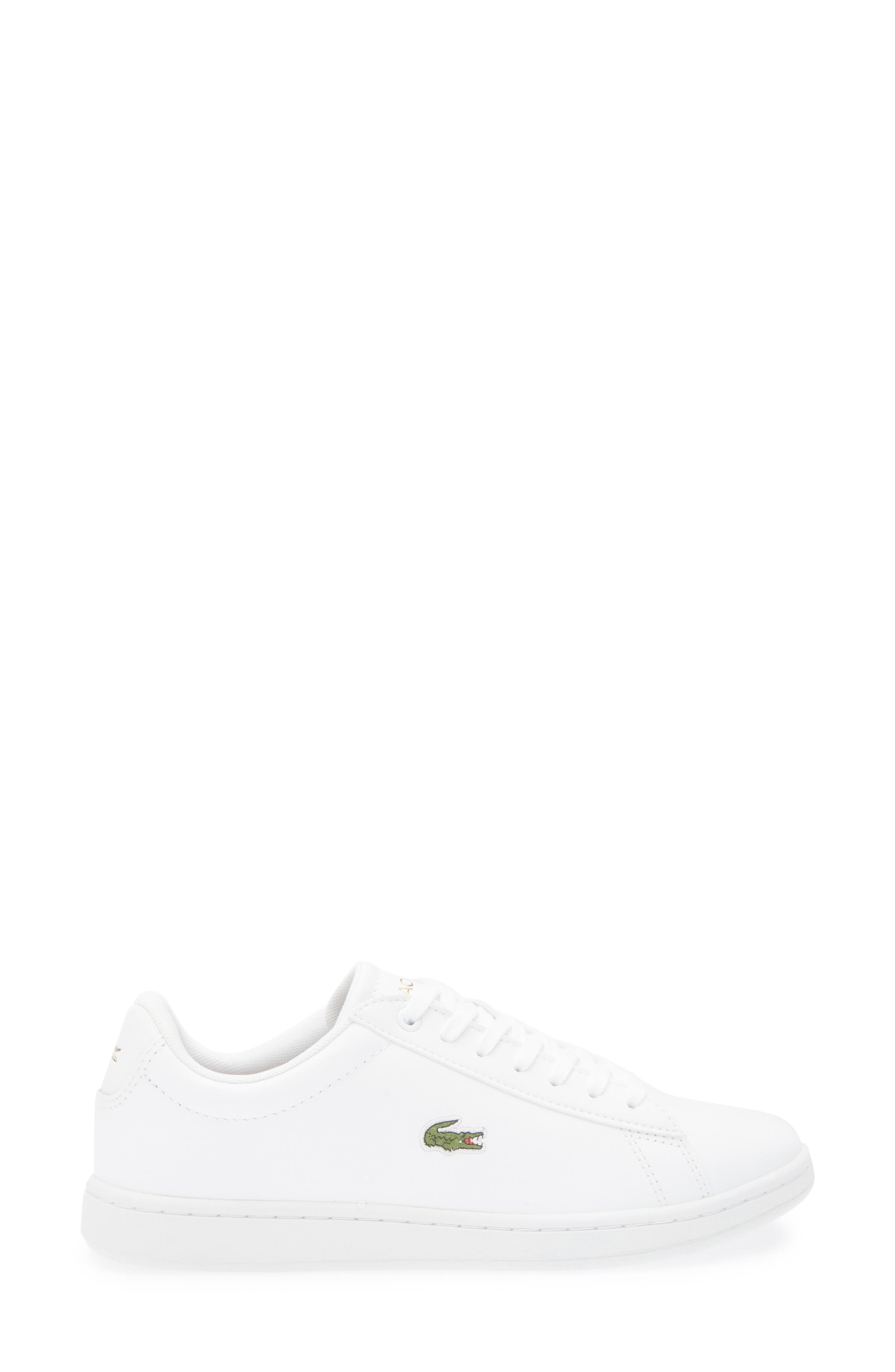 Lacoste Hydez Sneaker, Alternate, color, White/ Gold