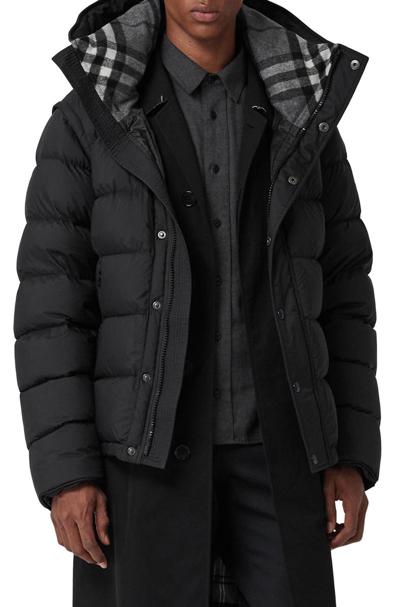 Burberry Hartley Hybrid Jacket with Detachable Sleeves, Main, color,