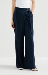 Brunello Cucinelli Dazzling chalk stripe trousers