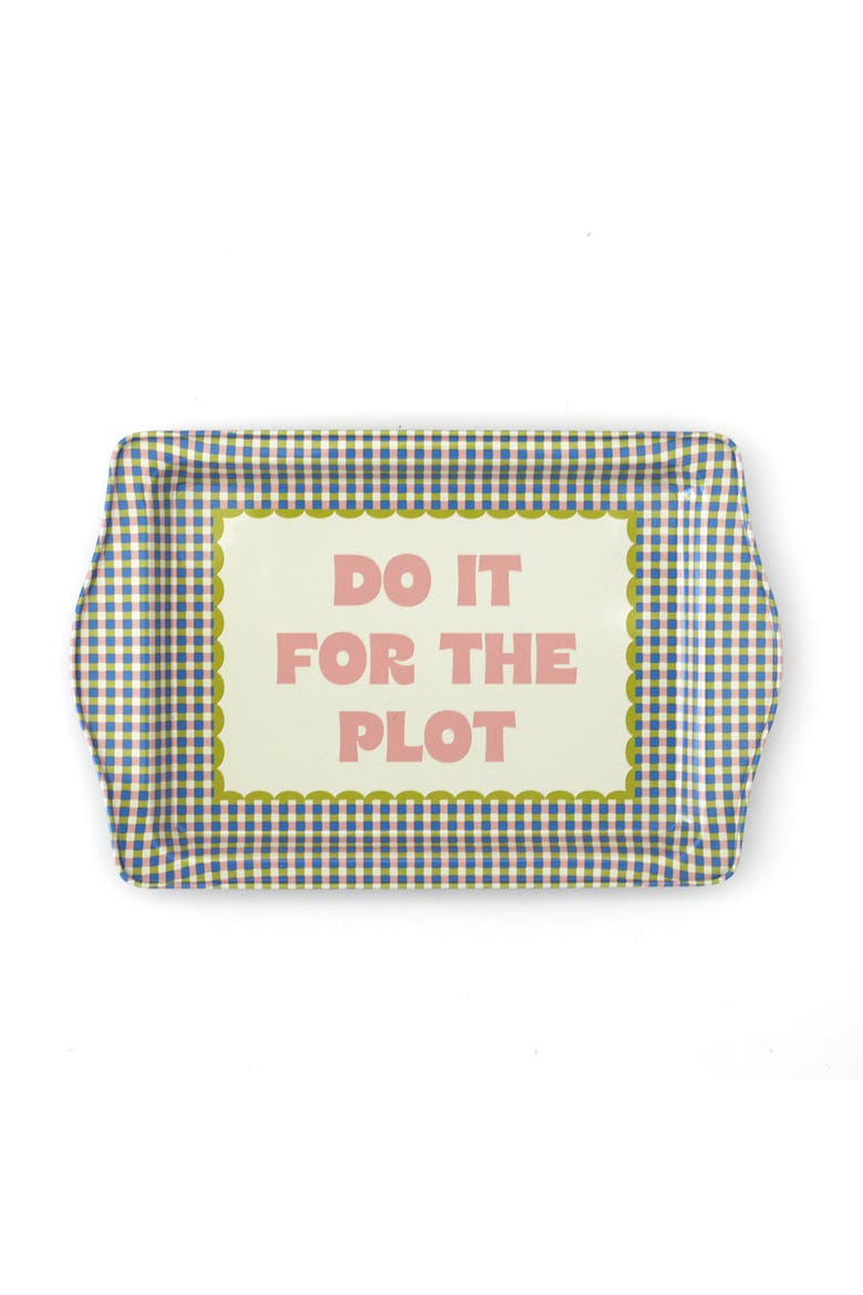 Bookish Collection Metal Trinket Trays, Main, color, Do It For The Plot