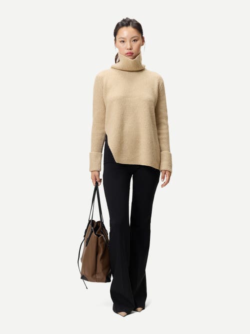 Gobi Cashmere Cashmere Sweater With Detachable Collar In Neutral