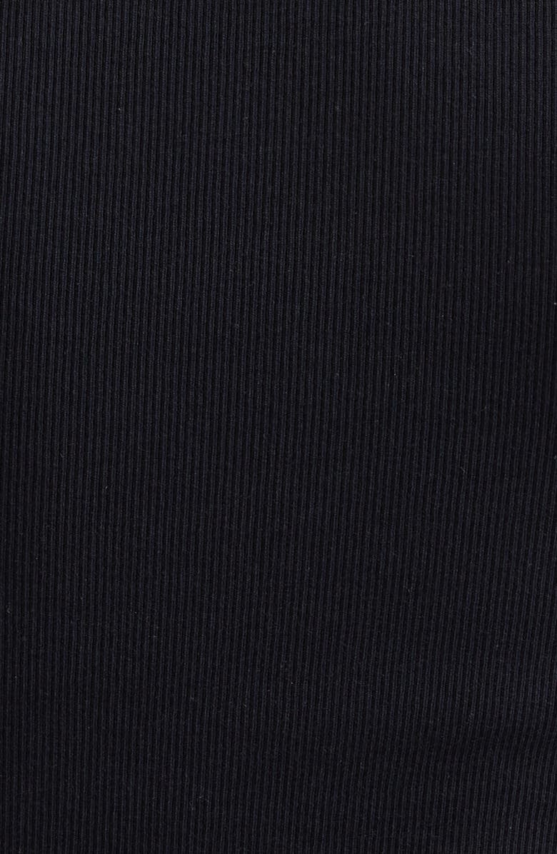 TOTEME Espera Rib Stretch Organic Cotton Tank, Alternate, color, Black