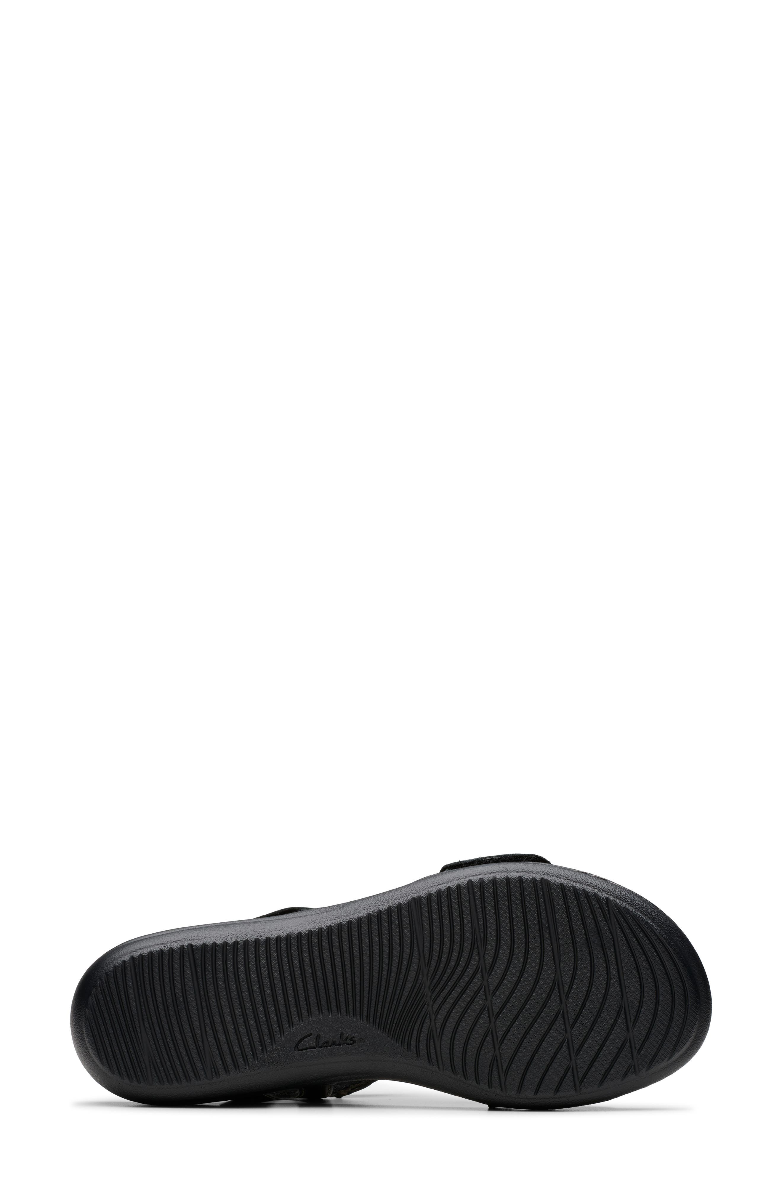 Clarks<sup>®</sup> Laurieanne Faye Sandal, Alternate, color, Black Leather