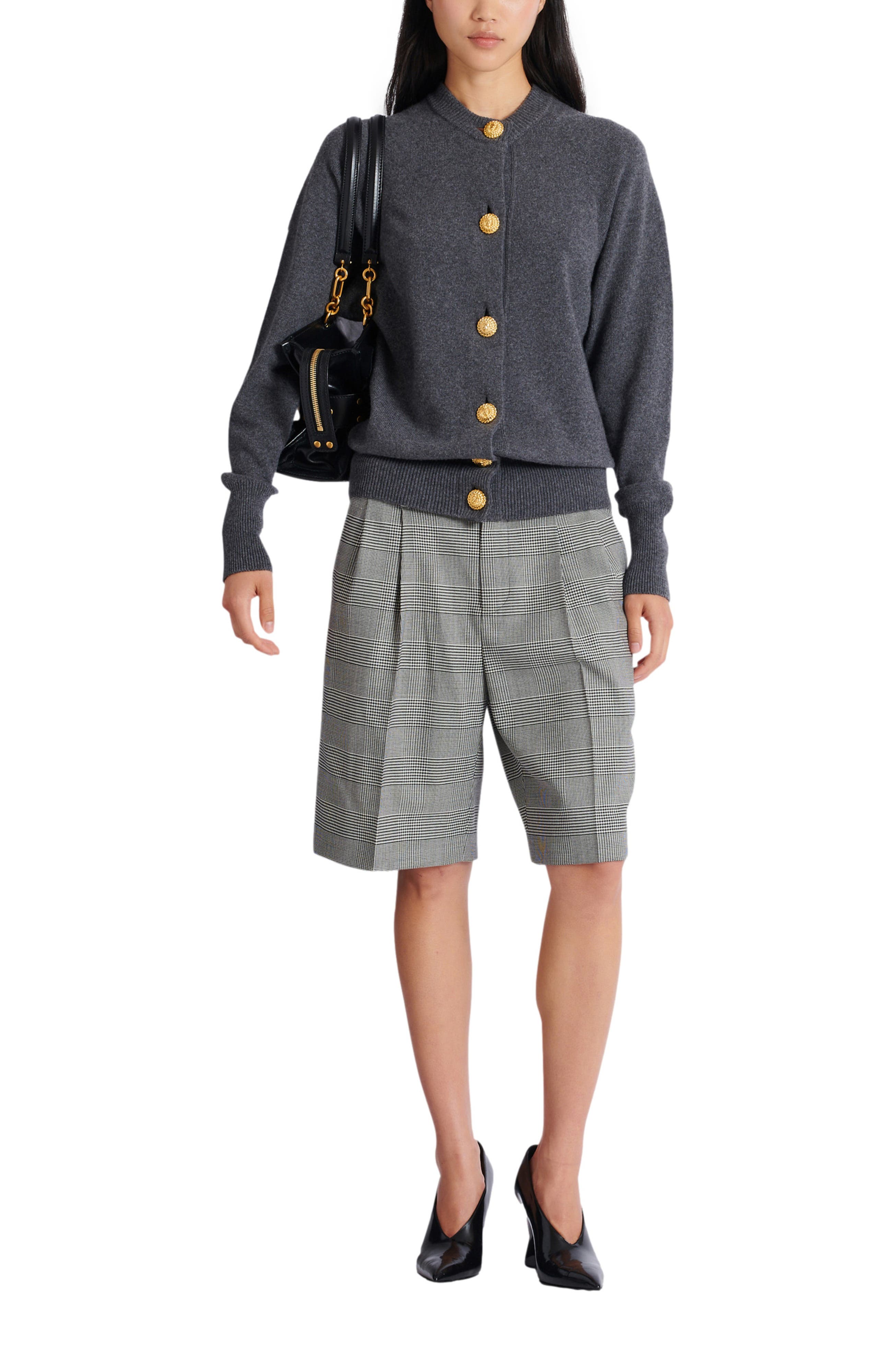 Buttoned eco-cashmere cardigan - image 2