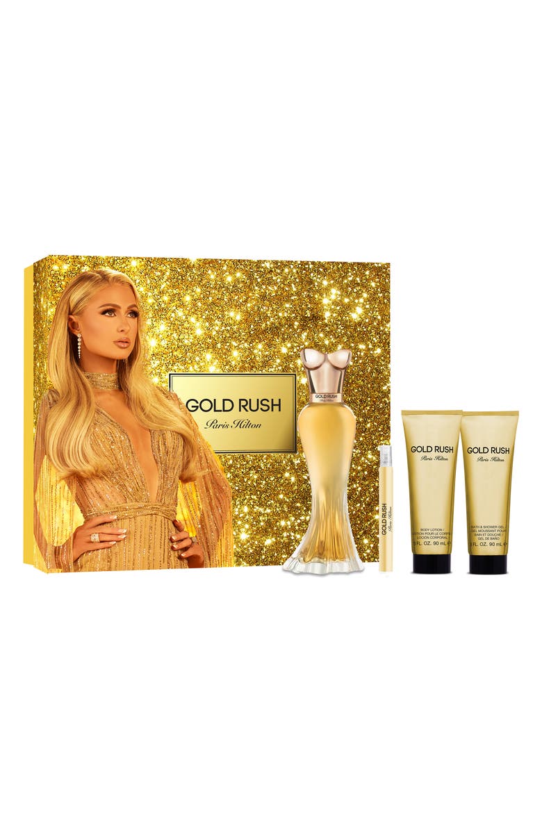 PARIS HILTON Gold Rush Eau de Parfum 4-Piece Set, Alternate, color,