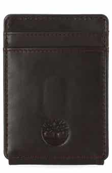 Magnetic Leather Card Case