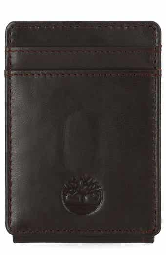 Magnetic Leather Card Case