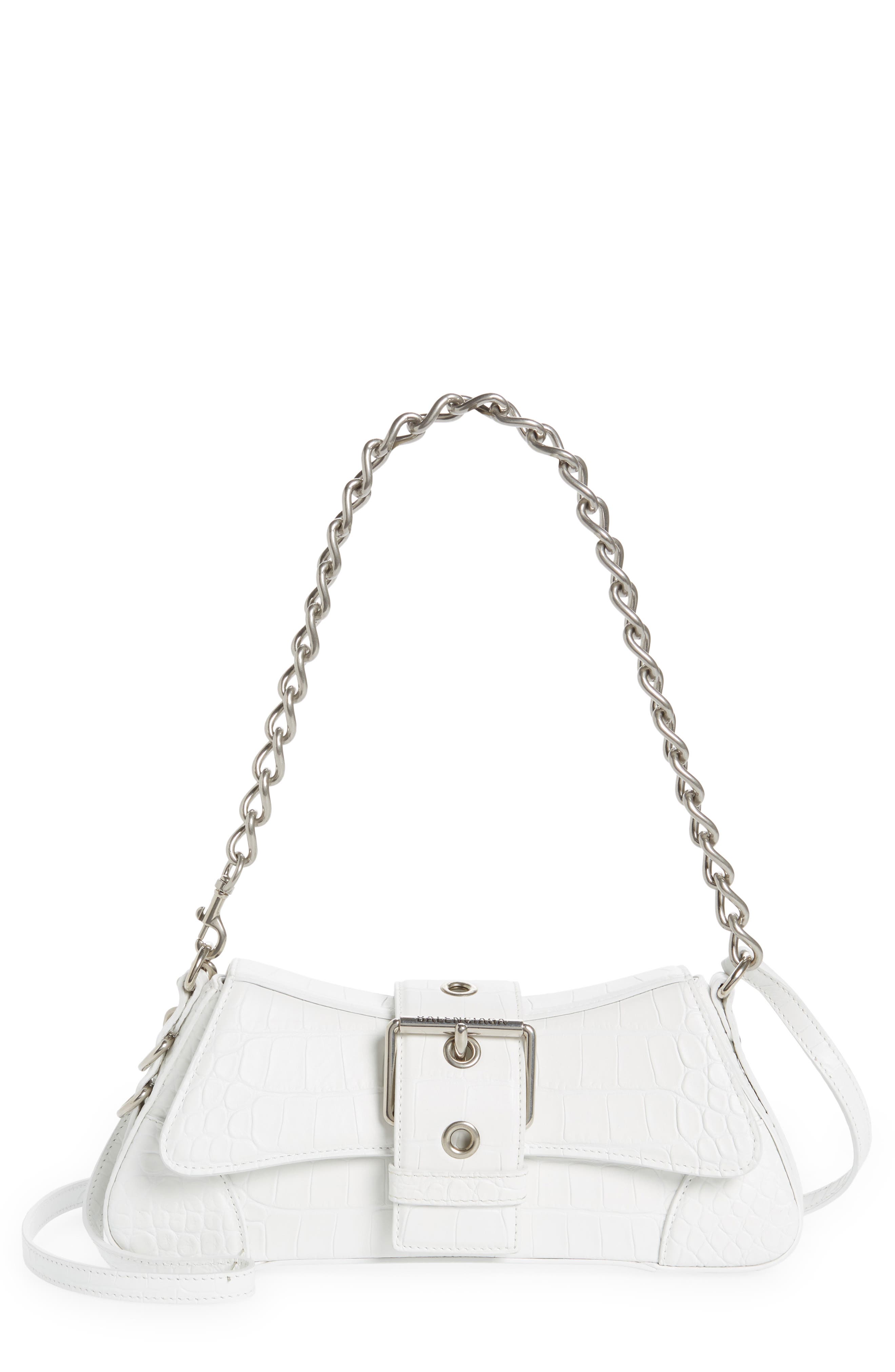 Small Lindsay Shoulder Bag, Main, color, OPTIC WHITE