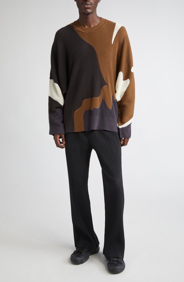 Homme Plissé Issey Miyake Monthly Colors October Pleated Pants, Alternate, color, Black